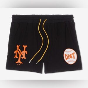 Diet Starts Monday New York Mets Team Shorts in Black Men’s Size Large